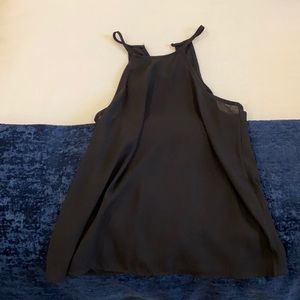 Black blouse tank